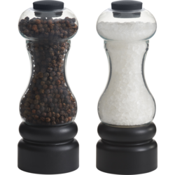 Trudeau 6 inches new york pepper mill & salt mill 1 ea, $25.00/1ea