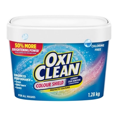 Oxi Clean Colour Shield Laundry Stain Remover Powder 1.28 kg, $1.17/100g