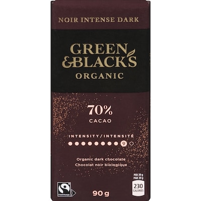 Green & Blacks Dark Chocolate 90 g, $6.67/100g