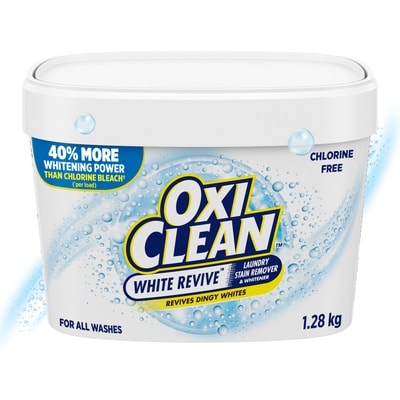 OxiClean Détachant à lessive Ravive Blanc en poudre 1.28 kg, 1,17 $/100g