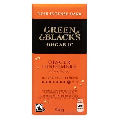 Green & Blacks Ginger Dark Chocolate 90 g, $6.66/100g
