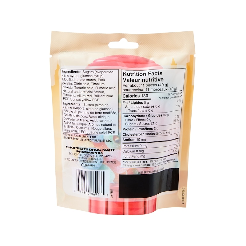 Sour Gummy Rings Candy