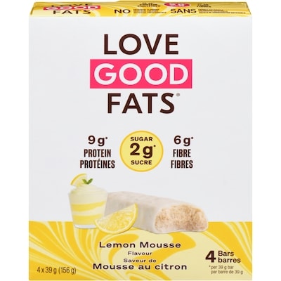 LoveGoodFats Mousse au citron (étui) 156 g, 8,65 $/100g