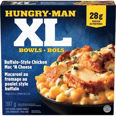 Hungry-Man XL Buffalo-Style Chicken Mac ‘n Cheese 397 g, $1.71/100g