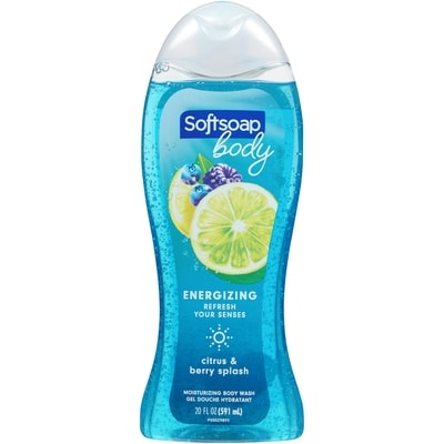 Softsoap Body Citrus Scent and Berry Splash Body Wash 591 ml, $0.85/100ml