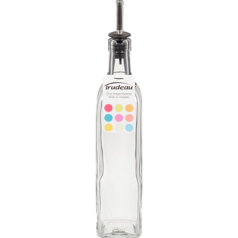 Oil Bottle With Metal Plate