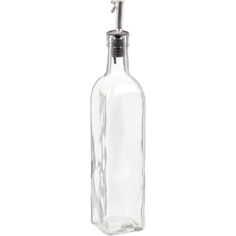 Oil Bottle With Metal Plate