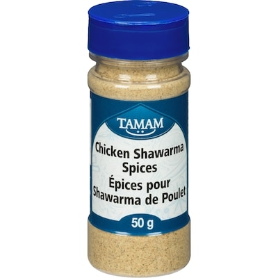Tamam Épices À Poulet Shawarma 50 g, 5,58 $/100g