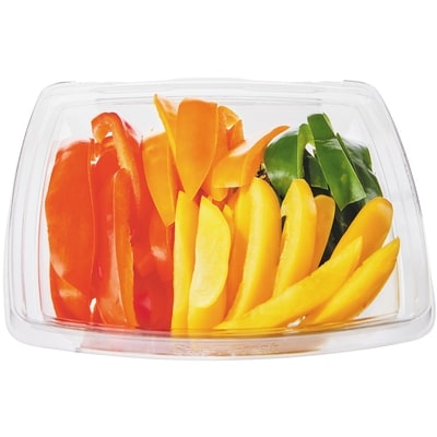 null Mélange de poivrons coupés 400 g, 1,50 $/100g
