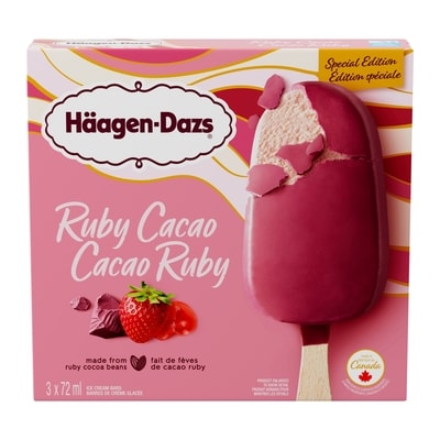 Haagen Dazs Ruby Cacao Ice Cream Bars 72 ml, $9.01/100ml