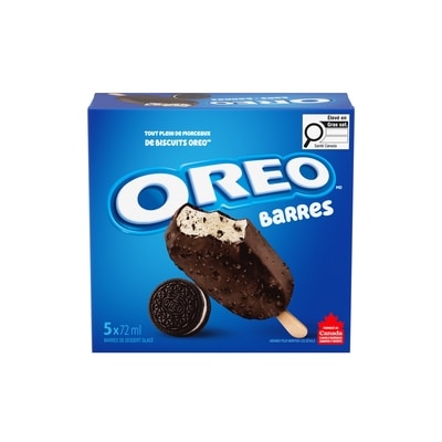 Christie Barres, dessert glacé à la vanille avec biscuits OREO 5x72.0 ml, 1,94 $/100ml
