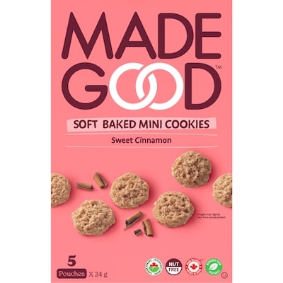 Made Good Sweet Cinnamon Soft Baked Cookies 120 g, $14.58/100g