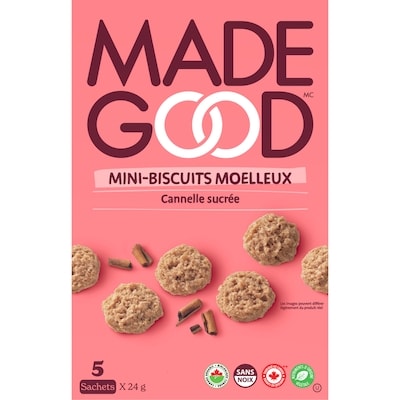 Made Good Mini-biscuits moelleux Cannelle sucrée 120 g, 16,67 $/100g