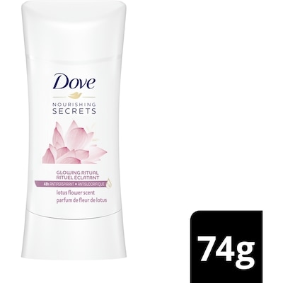 Dove Nourishing Secrets Antiperspirant Lotus Flower Scent 74 g, $10.81/100g