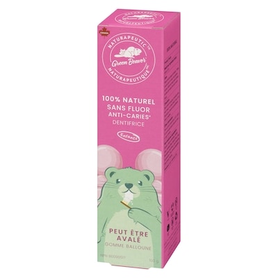 Dentifrice pour enfants, gomme balloune