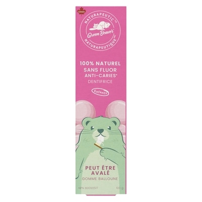 Dentifrice pour enfants, gomme balloune