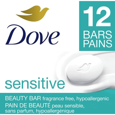 Dove Beauty Bar for Softer Skin, Hypoallergenic Sensitive Skin 1274 g, $1.64/100g