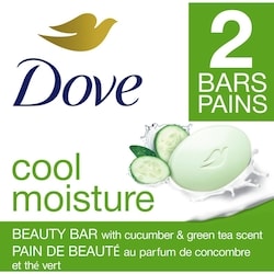 Dove Pain de Beauté soin cutané pour une peau plus douce concombre et thé vert 212 g, 2,83 $/100g