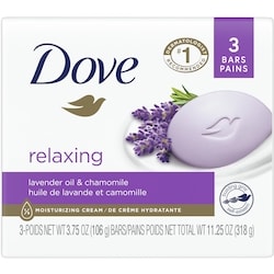 Dove Beauty Bar Soap, Relaxing Lavender Oil & Chamomile 318 g, $2.36/100g