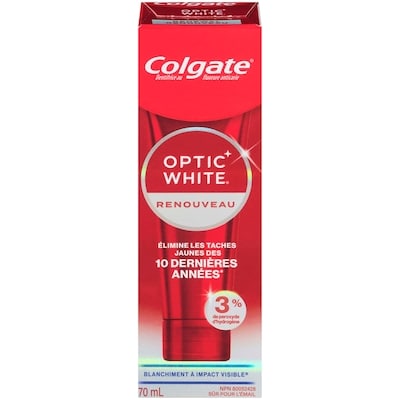 Colgate Dentifrice Blanchissant Optic White Renewal High Impact White 70 ml, 12,13 $/100ml