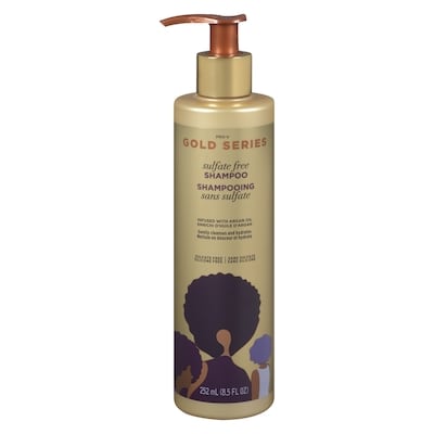 Pantene Gold Series Sulfate Free Shampoo with Argan Oil for Curly, Coily Hair 252 ml, $4.36/100ml