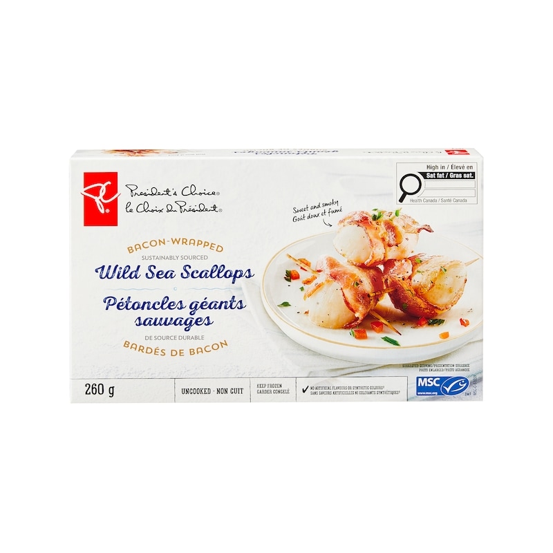 Bacon-Wrapped Wild Sea Scallops