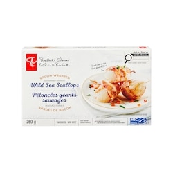 le Choix du Président Pétoncles géants sauvages bardés de bacon 260 g, 5,38 $/100g