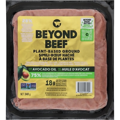 Beyond Meat Bœuf haché à base de plantes, fait avec de l’huile d’avocat 340 g, 3,24 $/100g