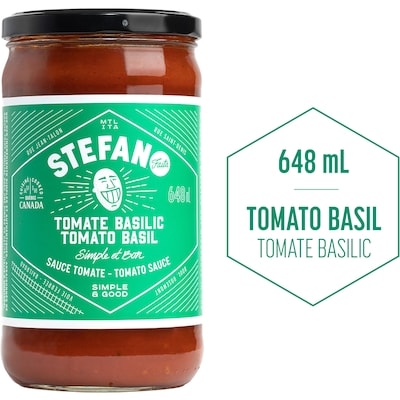 Stefano Faita Tomato Basil Pasta Sauce 648 ml, $0.85/100ml