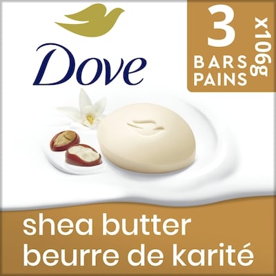 Dove Pain de beauté Vanille et Beurre de Karité 318 g, 2,20 $/100g