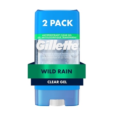 Gillette Wild Rain Deodorant, Twin Pack 216 g, $6.30/100g