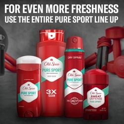 Old Spice Pure Sport High Endurance Deodorant For Men, Original