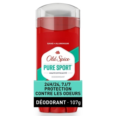 Old Spice Désodorisant High Endurance Old Spice pour hommes, sans aluminium, protection 48 heures, parfum Original 107 g, 8,27 $/100g