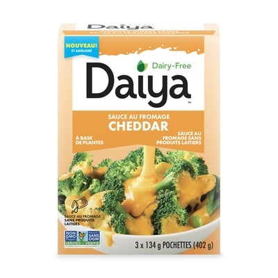 Sauce au fromage cheddar sans produits laitiers