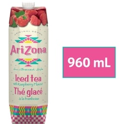Arizona Thé glacé à la framboise 100 % naturel 960 ml, 0,26 $/100ml