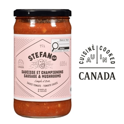 Stefano Faita Sauce tomate pour pâtes saucisse et champignons 635 ml, 1,42 $/100ml