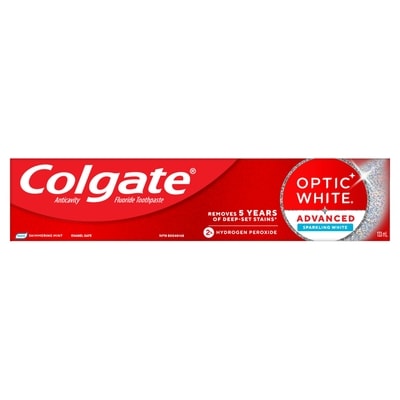 Colgate Optic white advanced au peroxyde d'hydrogène 133 ml, 6,38 $/100ml