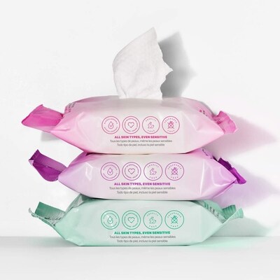 Biodegradable Micellar Makeup Remover Cleansing Towelettes