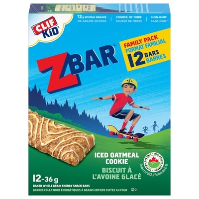 CLIF ZBAR Organic Energy Snack Bars, Iced Oatmeal Cookie 432 g, $3.47/100g