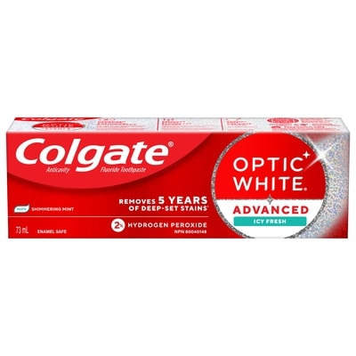 Colgate Optic White Advanced Icy Fresh Toothpaste 73 ml, $8.21/100ml