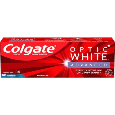 Colgate Dentifrice Optic White Avancé Fraîcheur glacée 73 ml, 8,21 $/100ml