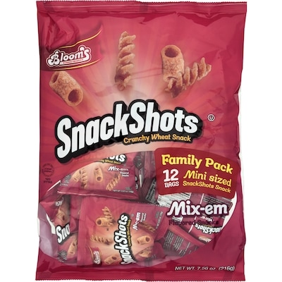 Blooms Kosher Mix em Mini Sized Flavored Snack, Family Pack 12 Bags 216 g, $2.77/100g