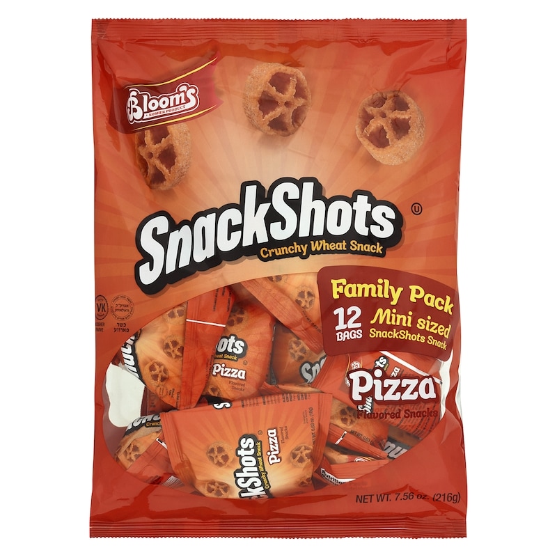 Kosher Flavored Snacks Pizza Mini Sized Snackshots Snack Family Pack