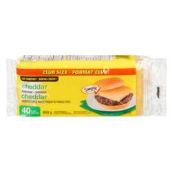 Cheddar Flavour Processed Cheese Product Slices
