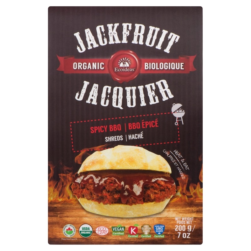 Jackfruit Spicy Bbq Shreds Organic