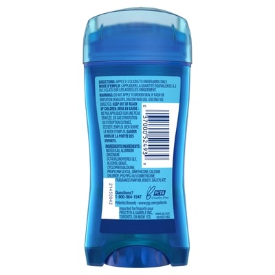Outlast Sweat & OdorClear Gel Women's Antiperspirant Deodorant, Unscentedrams