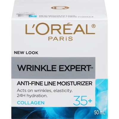 L'Oreal Paris Wrinkle Expert Anti-Fine Line Moisturizer Day/Night 35+ Collagen 50 ml, $35.98/100ml