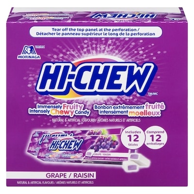 Morinaga Grape Chewy Candy 58 g, $3.95/100g