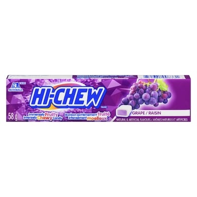 Morinaga Grape Chewy Candy 58 g, $3.95/100g