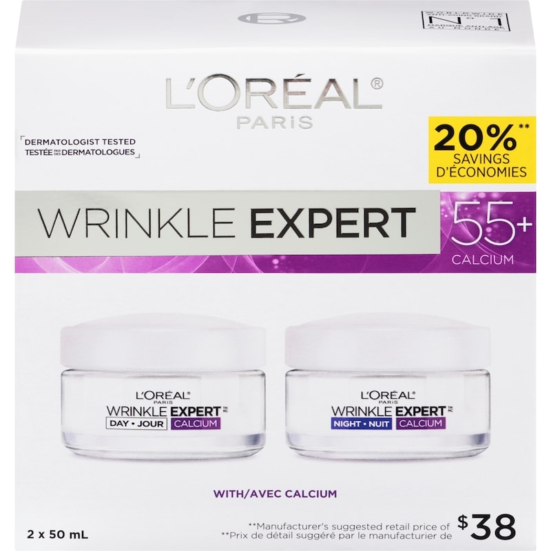 Wrinkle Expert Anti-Wrinkle Day & Night Moisturizers 55+